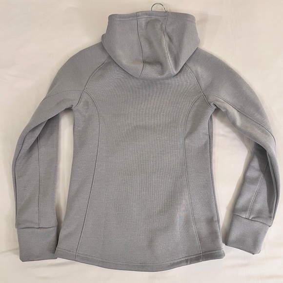 UNDER ARMOR GREY HOODED ZIP JACKET - Women’s Small - Zip pockets - Picture 2 of 10